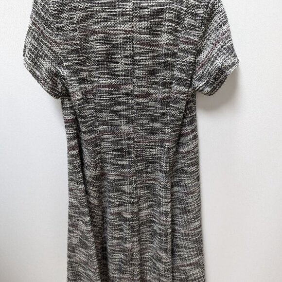 Lane Bryant Burgundy/White/Black Tweed Dress - Picture 2 of 2